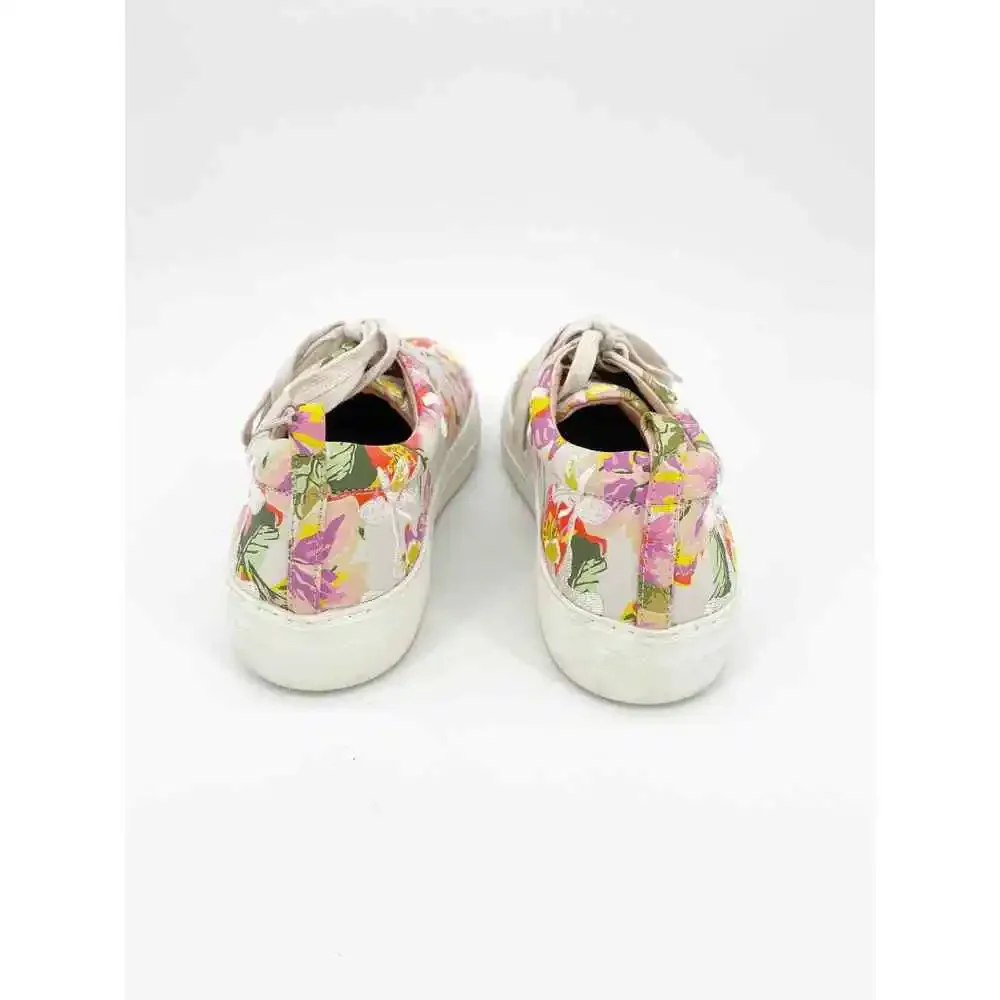 J/Slides NYC x Anthropologie Appy Platform Sneakers Floral Embroidered Size 7 - Picture 5 of 7